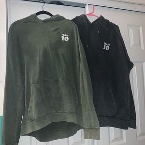 2 HOODIES TEAM 10 LARGE LOGAN PAUL